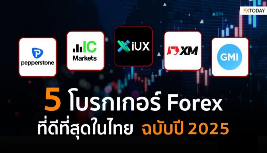 แนะนำ 5 โบรกเกอร์ Forex ที่ดีที่สุดในไทย ฉบับปี 2025